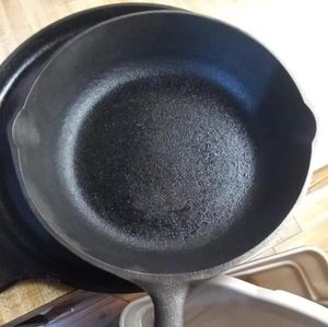 Cast iron pans